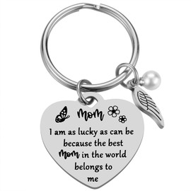 iJuqi Mother's Day Gifts from Daughter Son for Mom Keychain Birthday Valentine's Day Christmas Gifts