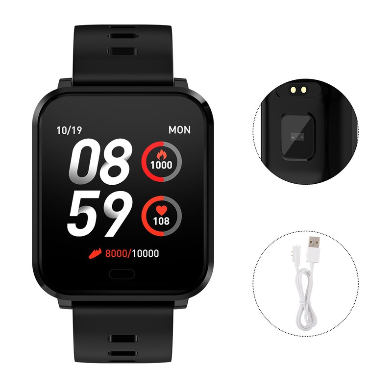 K10 1.3Inch Color Screen IP68 Waterproof Smart Bracelet Heart Rate