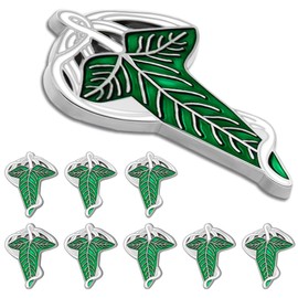 12Pack Elegance Elven Green Tree Leaf Badge Lapel Pins Bulk,collection cute pins badges Enamel Pins Souvenir Brooches Jewelry Gift