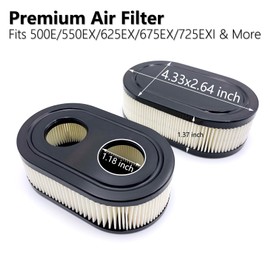 BIDEX 593260 Air Filter Replacement for Briggs & Stratton 798452 334404 – 2PCS Lawn Mower Filters Compatible with 500E 550EX 625EX 675EXI 725EXI Series Engines – High Performance & Easy Install