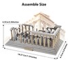Microworld 3D Metal Puzzle, Temple of Athena Architecture Assembly Model
