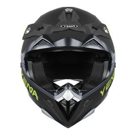 YEMA Adults Dirt Bike Helmets, Ventilated Motocross ATV Dirtbike Offroad BMX MX Helmets, DOT Approved Motorcycle Helmets, YM-915 (Yellow, Medium)