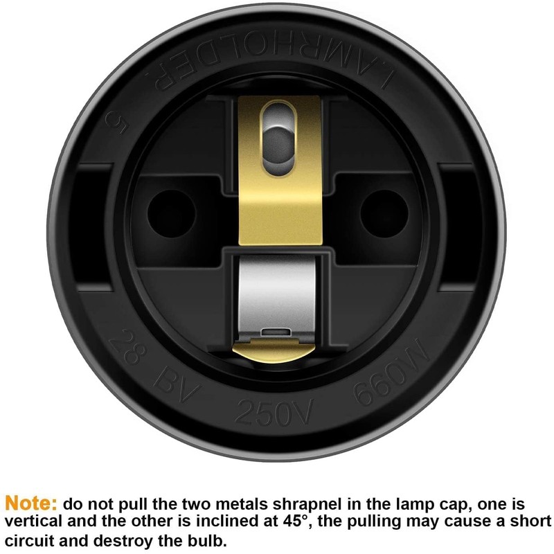 Simple Deluxe Hanging Lantern Extension Cord Cable, Plug-in E26 Pendant