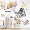 DaraBaby Vinil Decorativo Astronauta Planetas Habitación Niño Bebe