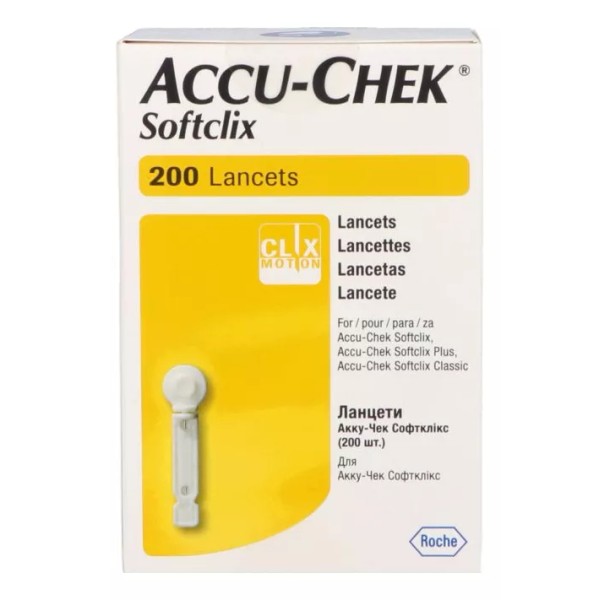 Accu-chek Softclix 200 Lancetas