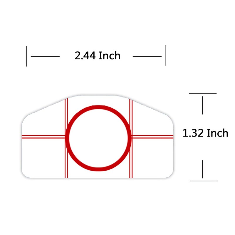 Top label Golf Driver Impact Tape Labels,240 Pcs Golf Impact