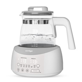 Bottle Warmer comfyer, Baby Bottle Warmer with Night Light and Faster Cooling Fan, Instantly Water Warmer, Tea Kettle Electric with 6 Temperature Control Presets, Feed Baby More Easier and Healthier