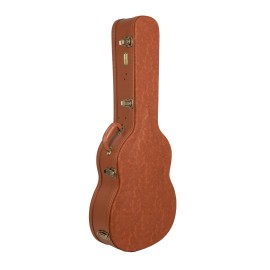 Crossrock Wooden For 4/4 Classical Guitars Mink Imitation Fleece - Red Wood