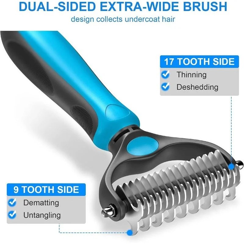 dog deshedding brush