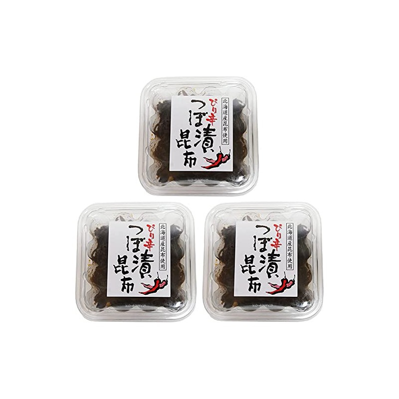 Midoken Nouen Spicy Pot Pickled Kelp x 3 Piece Set