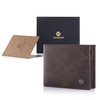 TRUSADOR Savona Full Grain Leather Mens Bifold Wallet RFID Blocking