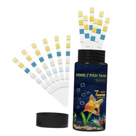 ULTECHNOVO 50pcs Water Test Strips for Fish Tank Aquarium Accurate Water Quality Testing Strips for Home Use Fast Results for Ph Hardness