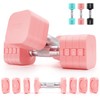 Adjustable Dumbbell Set of 2, 4 in 1 Free Weight