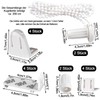 Roller Blind Holder Window, Pack of 16 Clamp Holders for