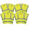 Hi Vis Safety Vest 12 Pack High Visibility Neon Yellow