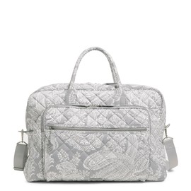 Vera Bradley Women's, Performance Twill Grand Weekender Travel Bag, Cloud Gray Paisley, One Size
