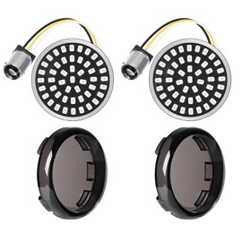 Benlari 1157 2" Bullet Rear Turn Signal Lights 1156 bullet led motorcycle blinkers Fit for Harley Davidson Dyna Soprster Touring Road King Street Glide Electra Glide 1986-2024