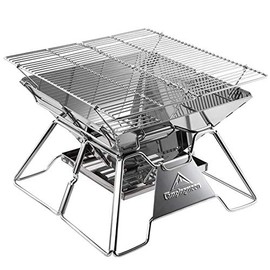 Stainless steel folding portable barbecue stove outdoor barbecue camping barbecue equipment barbecue rack
