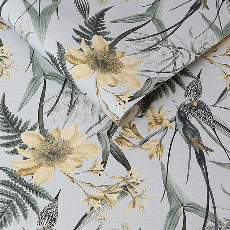 Fresco Botanic Garden Multicolor Wallpaper