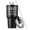 COMOOO Sorry No Hablo Fuctardo 30oz Travel Tumbler, Funny Tumbler