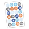 Papierdrachen 24 Advent calendar boxes - forest animals in gray,