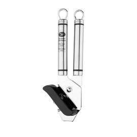 Tala Stainless Steel Can Opener, Traditional Manual Design will open foods tins with ease, comes with a built in bottle opener, large comfortable handle