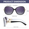 SIPHEW Women's Polarised Oversized Elegant Classic Sunglasses Women Oversize with