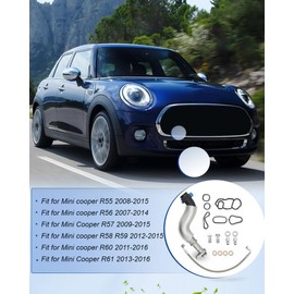 ANODZU Turbo Turbocharger Oil Feed Line Oil Return Line Gasket Seals Fit for Mini Cooper R55 R56 R57 R58 R59 R60 R61 2007-2016, Replace 11428643747 11657534454 11658617069