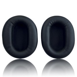 hopopower Replacement Earpads Cushions for Sony WH-CH710N / WH-CH720N Over-Ear Headphones, Ear Pads with Soft Protein Leather, High Density Foam (Black)