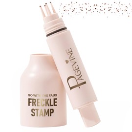 MooGlamor Faux Freckle Pen Fake Freckles Stamp with Natural 5 Dots and Quick Dry Freckles Pen for Long Lasting Sunkissed Freckle Makeup (#02 Medium)
