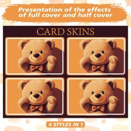 peacoblue Sticker for Bank Cards, Golf, Custom Skin Cover Protection for Credit Debit Cards, 4 Styles, Waterproof, Scratch-Resistant Sticker for EBT Transport Key Card