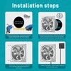 HG Power 6 Inch Exhaust Fan: Kitchen Exhaust Fans with