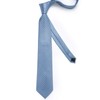 DiBanGu Men's Tie Set Silk Striped Checked Tie with Pocket