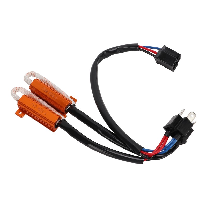 2pcs H4 50W 8Ω LED Resistor Error Free LED Lights