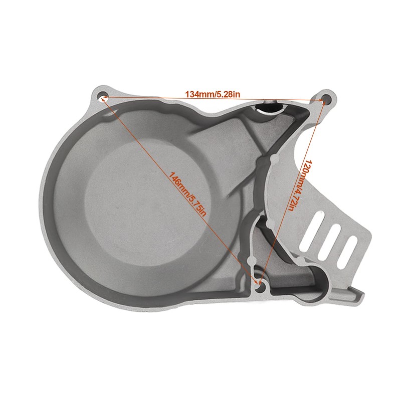 Motorcycle Stator Cover Left Hand Universal Alloy Crankcase for 110cc