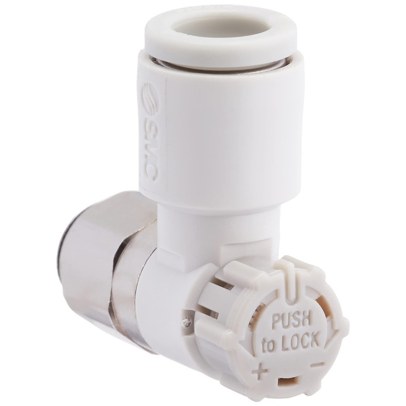 SMC AS1201F-M5-06A Push-Lock Elbow with One-Touch Fittings
