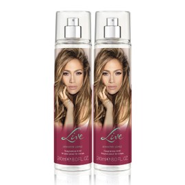 Jennifer Lopez Live Body Mist, 240ml (8fl oz) Duo Pack (2 Pack)