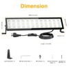 Onforu 4Pack LED Shop Lights,100W 14000lm Plug in Ultra Bright