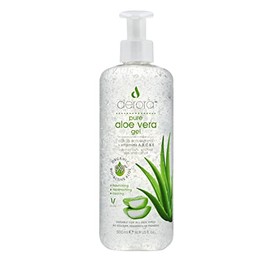 Derora Aloe Vera Gel - 500ml | Contains 100% Pure & Natural Bio Active Aloe Ingredients | for Healing, Soothing & Hydrating the Skin, Face & Body | Cruelty Free & Vegan