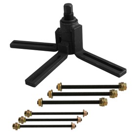 RQG Motorcycle Crankcase Splitter, Heavy Duty Flywheel Puller for Dirt Bike, Automotive ATV Tools for Disassembling Engine 2 or 4 Stroke Crank Case 500CC and Under, 360° Rotating Arms