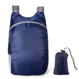 AWAVM Foldable Backpack, Outdoor Sports Lightweight Backpack, Adjustable Lightweight Hiking Backpack, Camping, Hiking, Outdoor Sports, Hiking, Shopping, navy blue