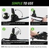 Retractable Ratchet Straps(4 Pack) - 1in x 10ft Self Retracting
