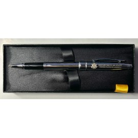 Cross DEPARTMENT OF STATE CROSS STRATFORD ROLLER BALL PEN IN CHROME(AT0175-