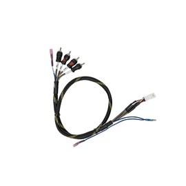 Can-am Maverick R BRP Go Front & Rear RCA Output Harness Plus Remote - Add a Amplifier to OEM Display