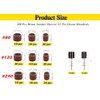 120Pcs Aluminum Oxide Sanding Drum Set,80/120/240 Grit Drum Sander Sanding