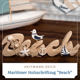 HEITMANN DECO Beach Wooden Lettering 30 x 2 x 11 cm