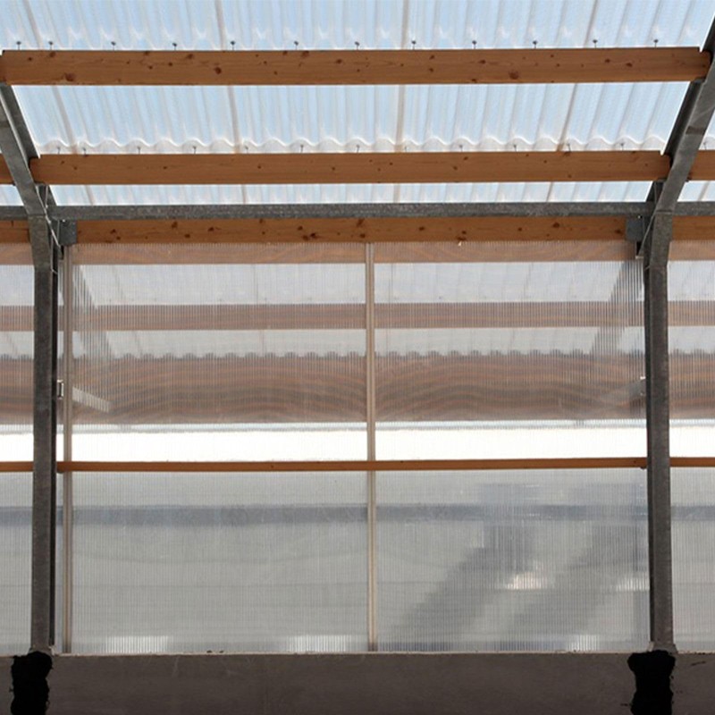 Clear H-Section Polycarbonate Sheet Joining Strip Muntin - 10mm, 1.9m