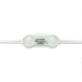 Interone - Tira de 25 Módulos Led V5 Duo Súper Brillantes - NOM e IP68 - Ideal para Anuncios luminosos, Letras de canal, Cajas de luz, Iluminación decorativa - Más de 50,000 horas de vida.