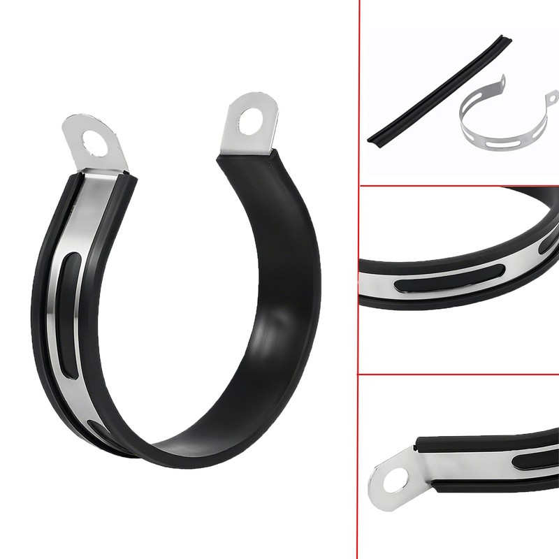 Anki HappiGo Universal Motorcycle Exhaust Pipe Bracket Hanger Clip with