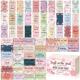 Estune 480 Pcs Bible Verse Cards with Full Scripture Encouraging Prayer Cards Inspirational Scripture Cards Religious Cards Christian Motivational for Women Men Christmas Gifts(Cute Style)